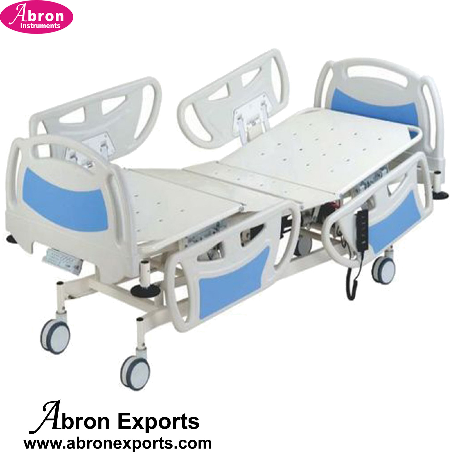 Patient Stretcher ICU Bed Electric Semi Fowler 3 Functions Motorized Hospital Furniture Abron ABM-2261SF3M 